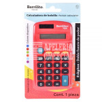 CALCULADORA DE BOLSILLO 8 DIG. BARRILITO 7638