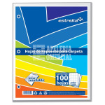 HOJAS P/CARTAPACIO 3 PERF. T.CARTA C/100 5 MM.