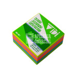 PAPELETAS ADHESIVAS CUBO 76 X 76 MM. NEON