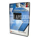 PASTAS P/ENCUADERNAR PLASTICO T.OFICIO JGO. NEGRO