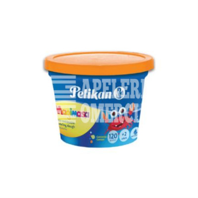 PLASTILINA MOLDEABLE PELIKAN 120 GRS. NARANJA