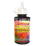 PEGAMENTO CON DIAMANTINA 60 ML. NEGRO