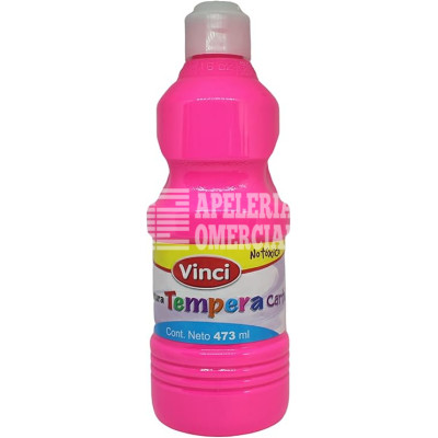 PINTURA TEMPERA VINCI 473 ML. ROSA NEON