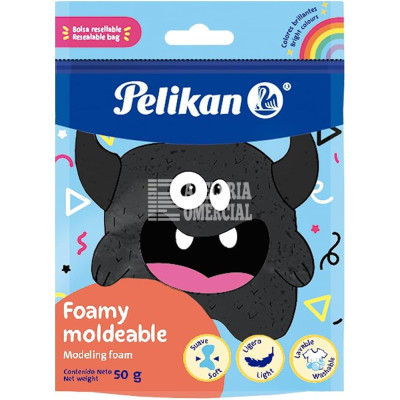 MERCERIA FOMY MOLDEABLE 50 G. COLOR NEGRO